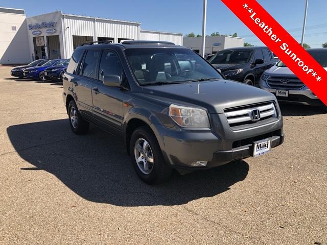 Used Vehicles In Waco Tx Used Steel Blue Metallic 2007 Honda Pilot Ex L With Olive Interior Located In Waco